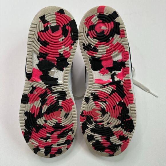 Nike Court Vision Low with Pink Detail and Swooshfetti Logo - Picture 6 of 9